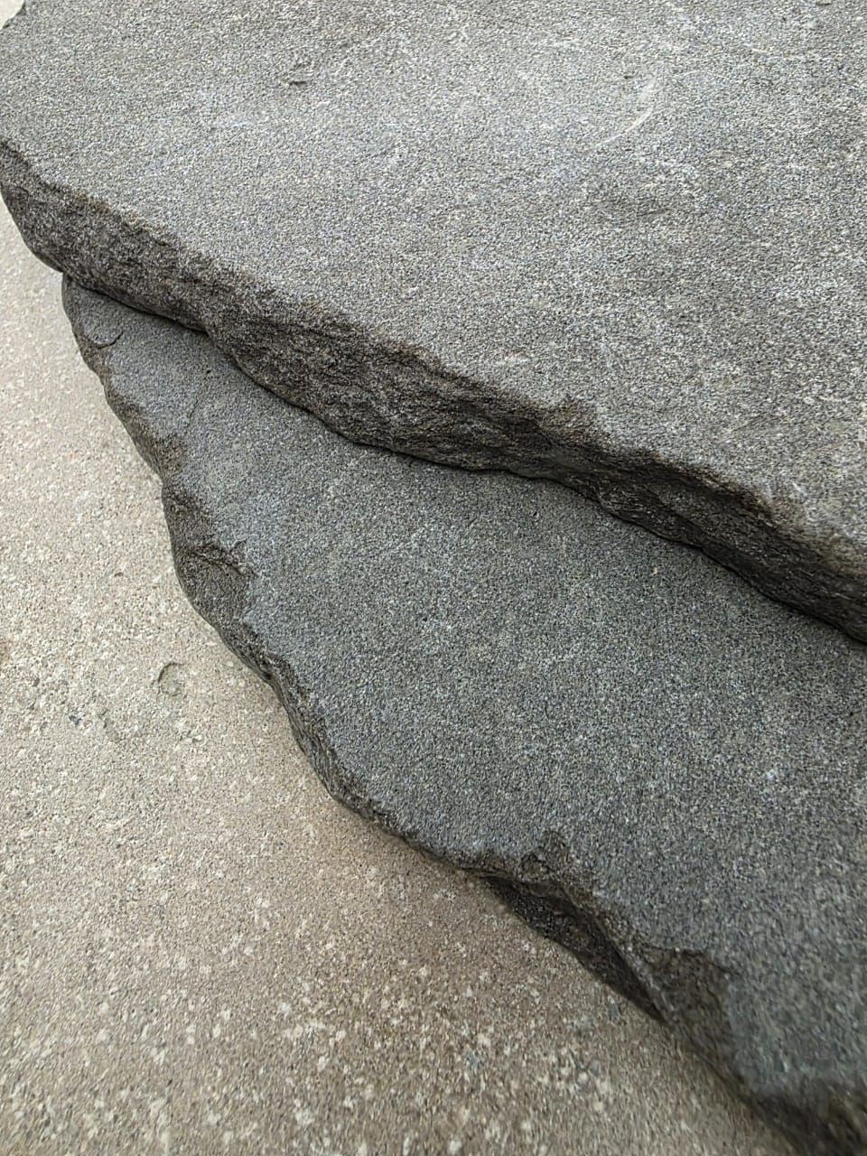 Bluestone...Rich, moody blues and rugged finish.